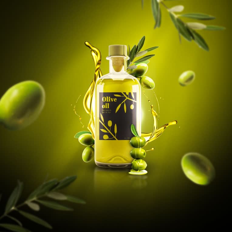 طراحی بنر تبلیغاتی  روغن زیتون