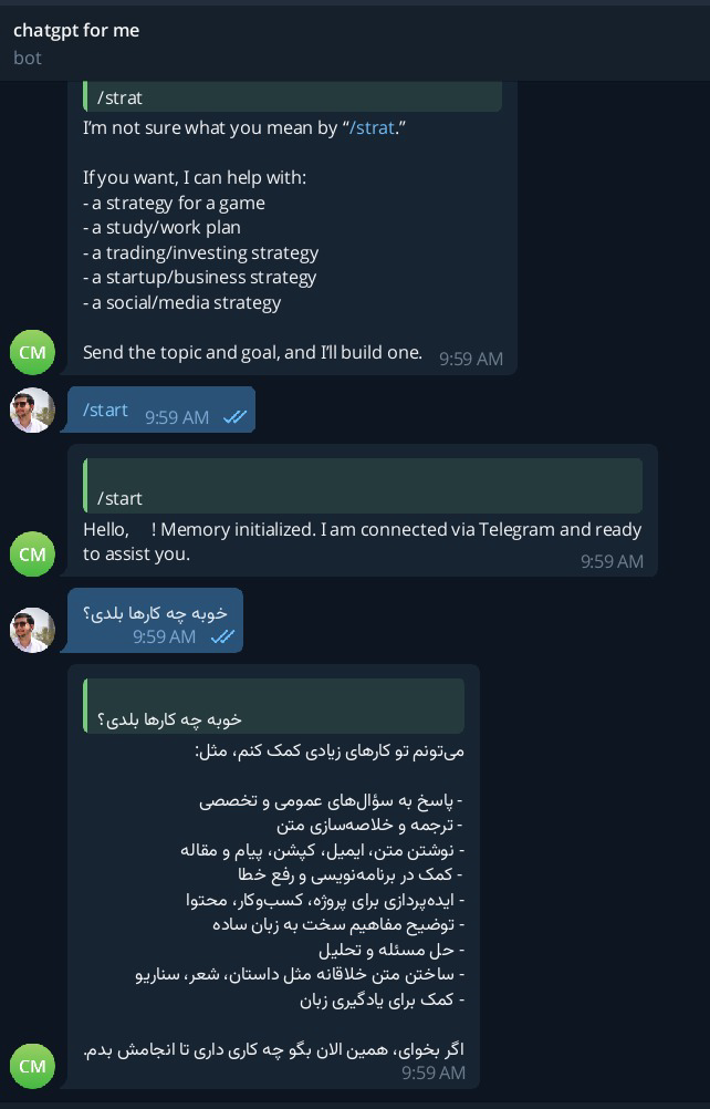 طراحی و توسعه ربات هوش مصنوعی دوگانه (تلگرام/بله) بر بستر Cloudflare Workers