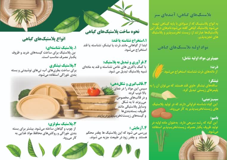 طراحی بروشور سه لت مطابق با سلیقه مشتری