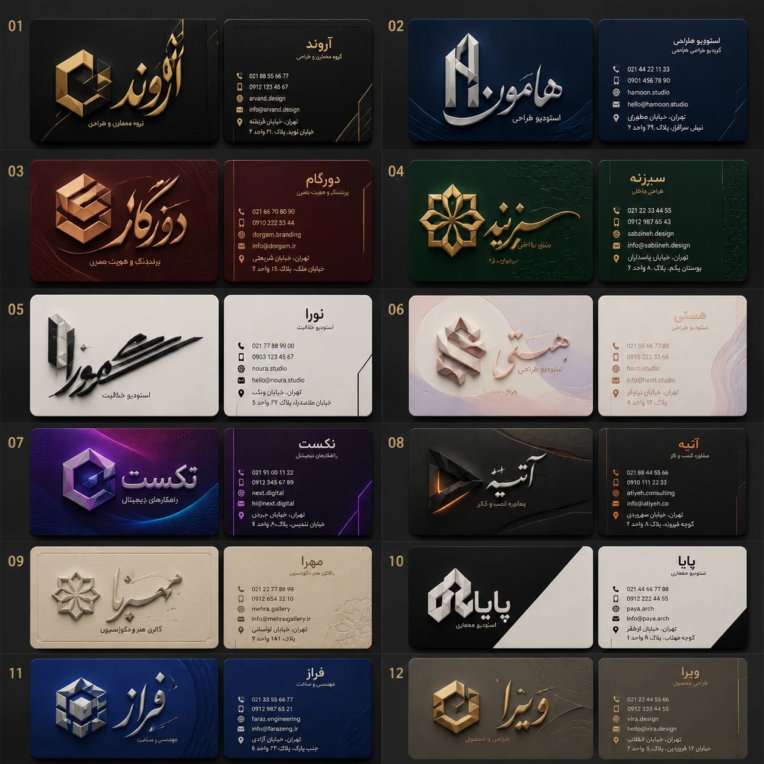 طراحی لوگوی مدرن و خلاقانه برای برند