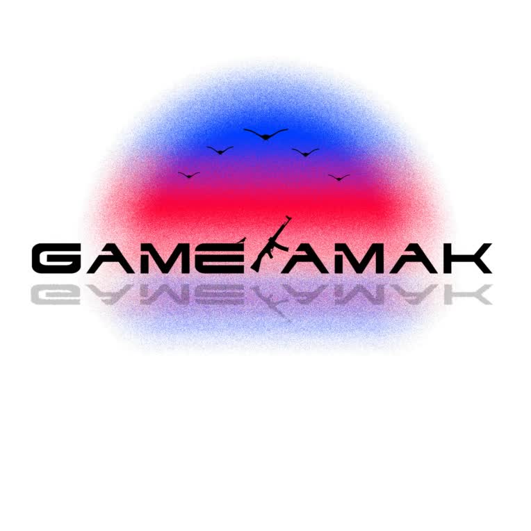 لوگو گیمینگ با نام GAME AMAK 🎮