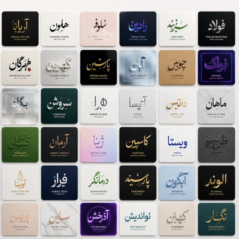 طراحی لوگوی اختصاصی برای برند.