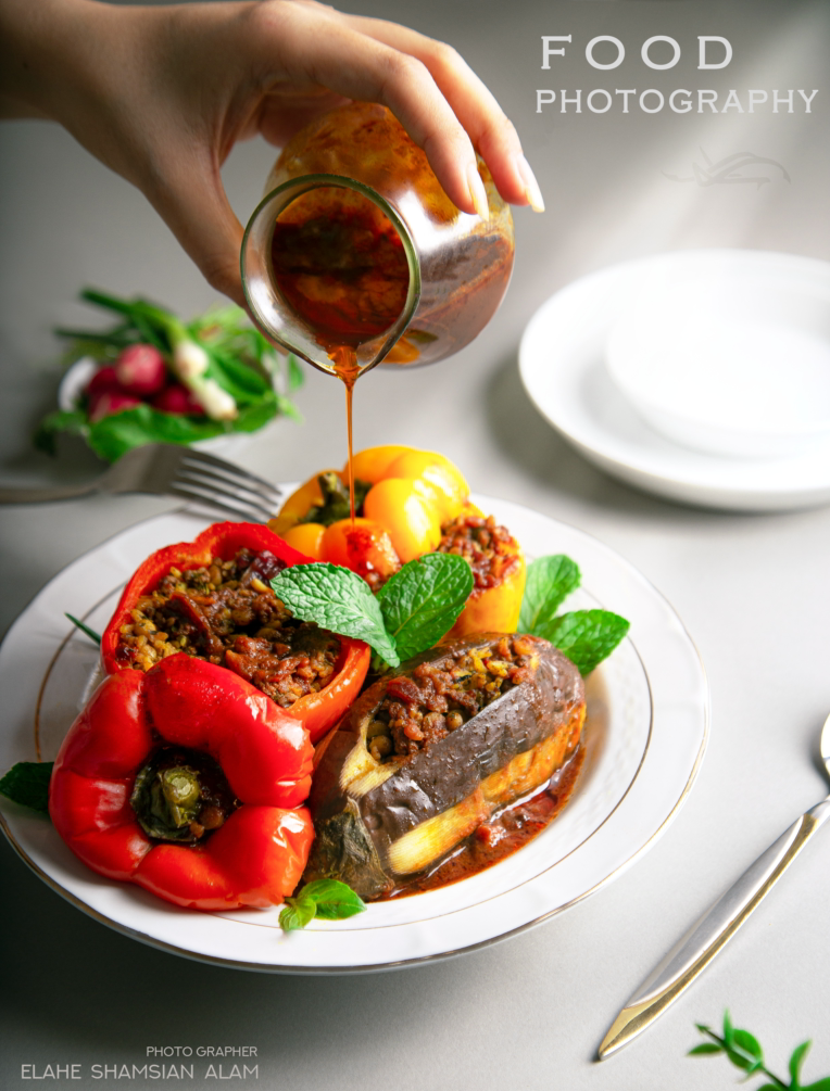 عکاسی از غذا ها ی ایرانی و بین المللی و منوی رستوران