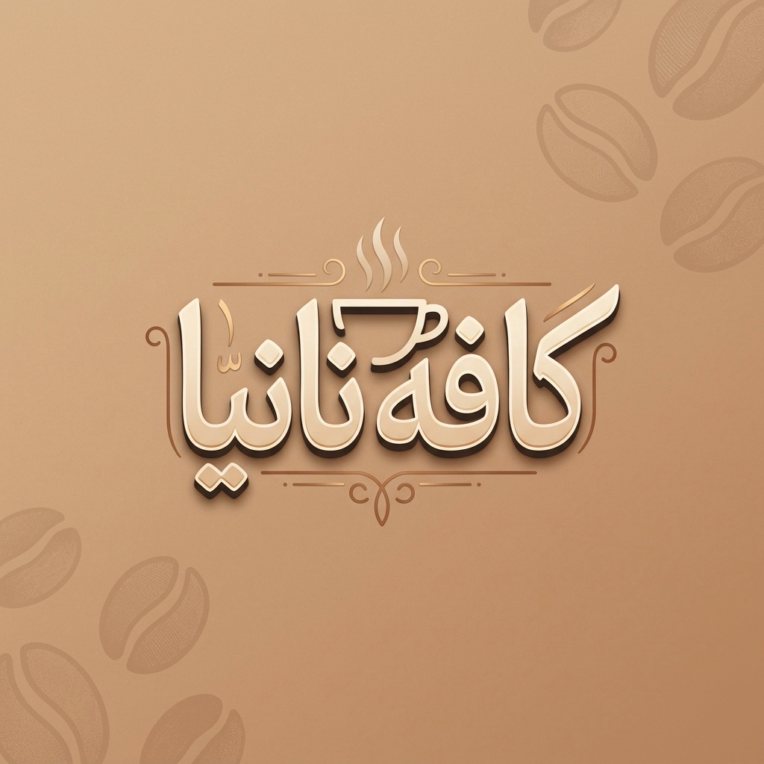 طراحی مینیمال لوگو برای کافه نانیا