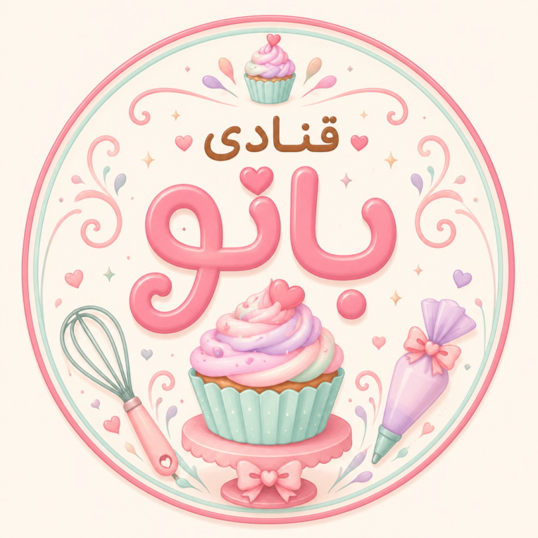طراحی لوگو برای قنادی خانگی بانو