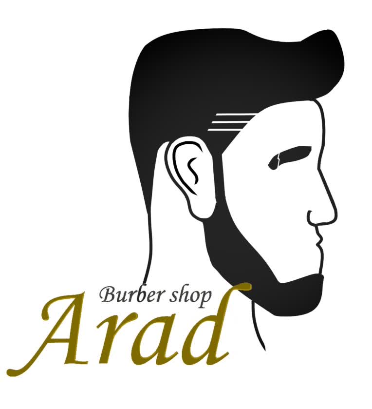 لوگو مخصوص پیرایش با نام آراد ✂️