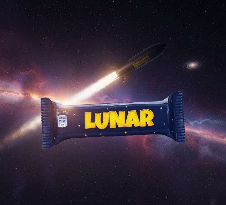 طراحی بسته بندی و تیزر تبلیغاتی برای شکلات LUNAR