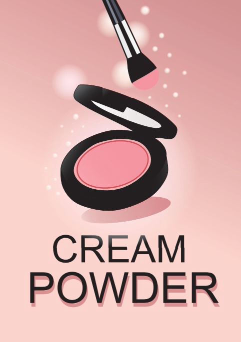 طراحی کارت پستال  لوازم ارایشی