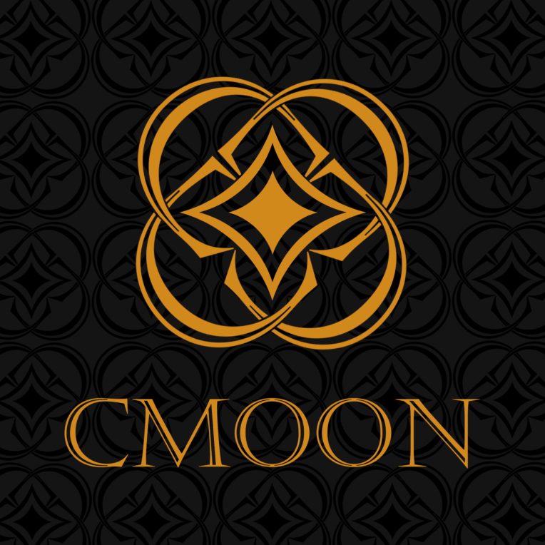 یک لوگو برای یک برند کت و شلوار به اسم CMOON