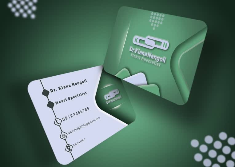 کارت ویزیت+ طراحی لوگوی اختصاصی