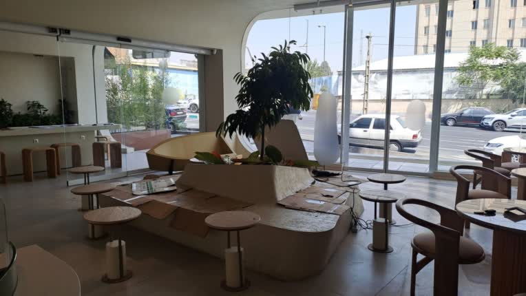 کانسپت،طراحی و اجرای فضای داخلی کافه پانتیل