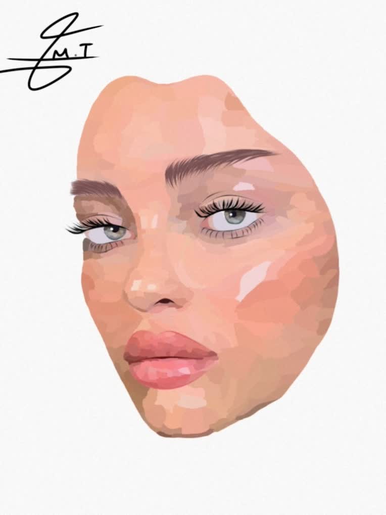 دیجیتال ارت به سبک هایپر رئال 😌💞