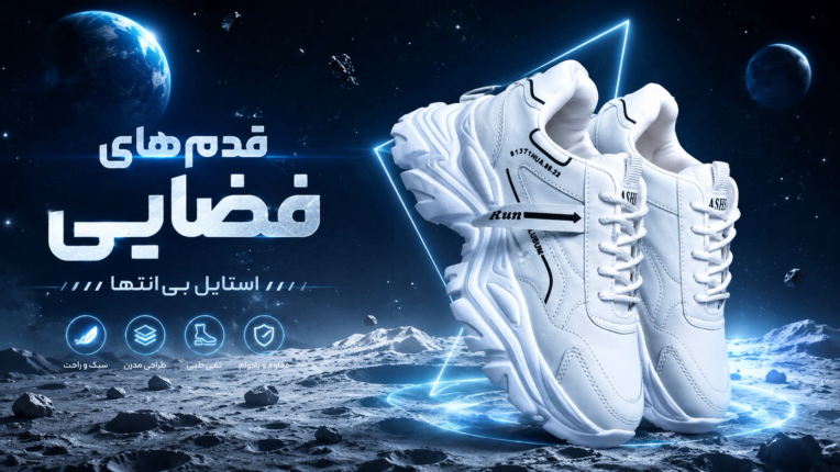 ساخت تیزر تبلیغاتی « footwear» طراحی‌ و تولید با هوش مصنوعی