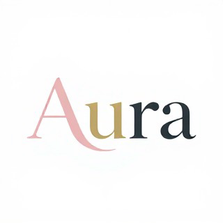 طراحی لوگو برند Aura (پوشاک زنانه)