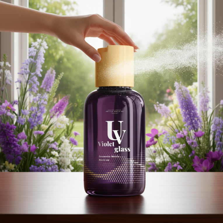 طراحی کاور یه بروشور درباره ادکلن و  عطریجات