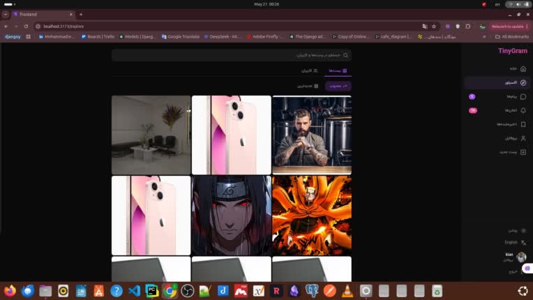 TinyInstagram؛ یک اپلیکیشن شبکه اجتماعی  الهام‌گرفته از اینستاگرام.