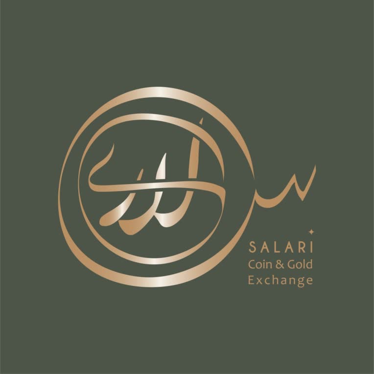 طراحی لوگو تایپوگرافی فارسی برای طلا فروشی