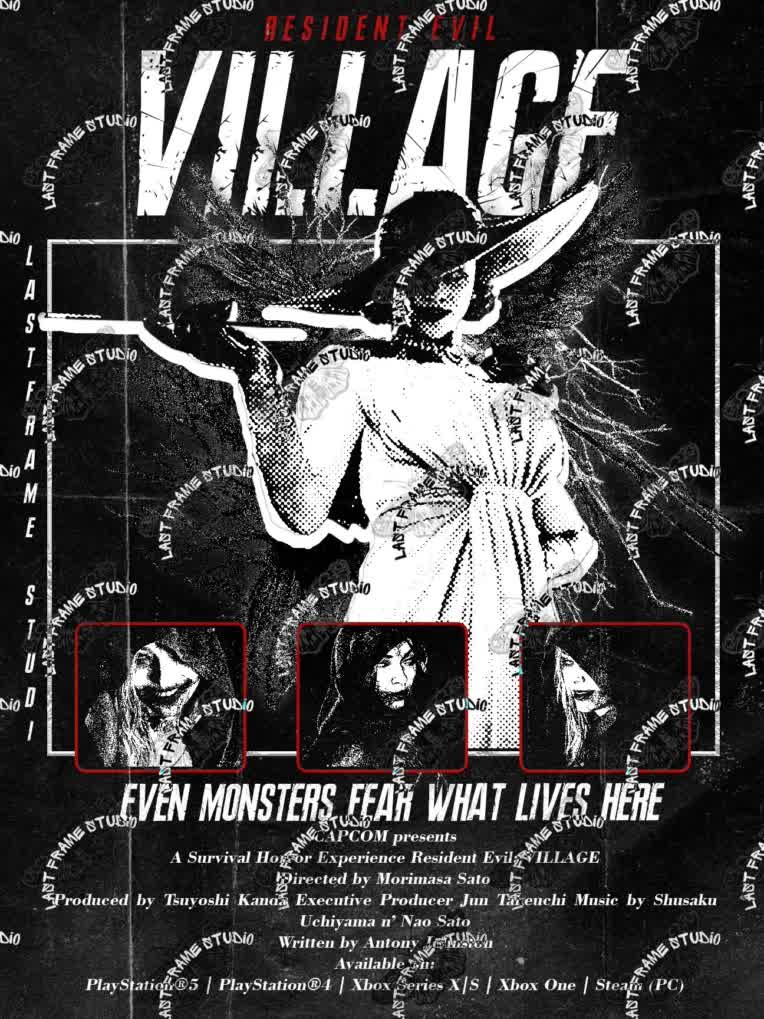 RESIDENT EVIL VILLAGE پوستر بازی