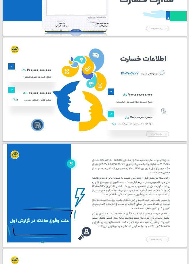 نمونه پاورپوینت برای شرکت بیمه