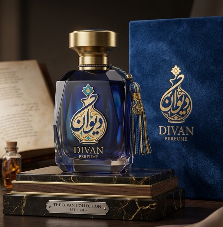 طراحی لوگوی حرفه ای برای عطر دیوان