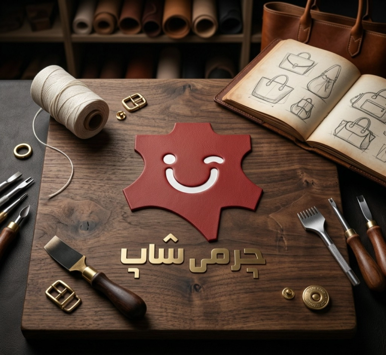 طراحی لوگو حرفه ای برای فروشگاه چرمی شاپ