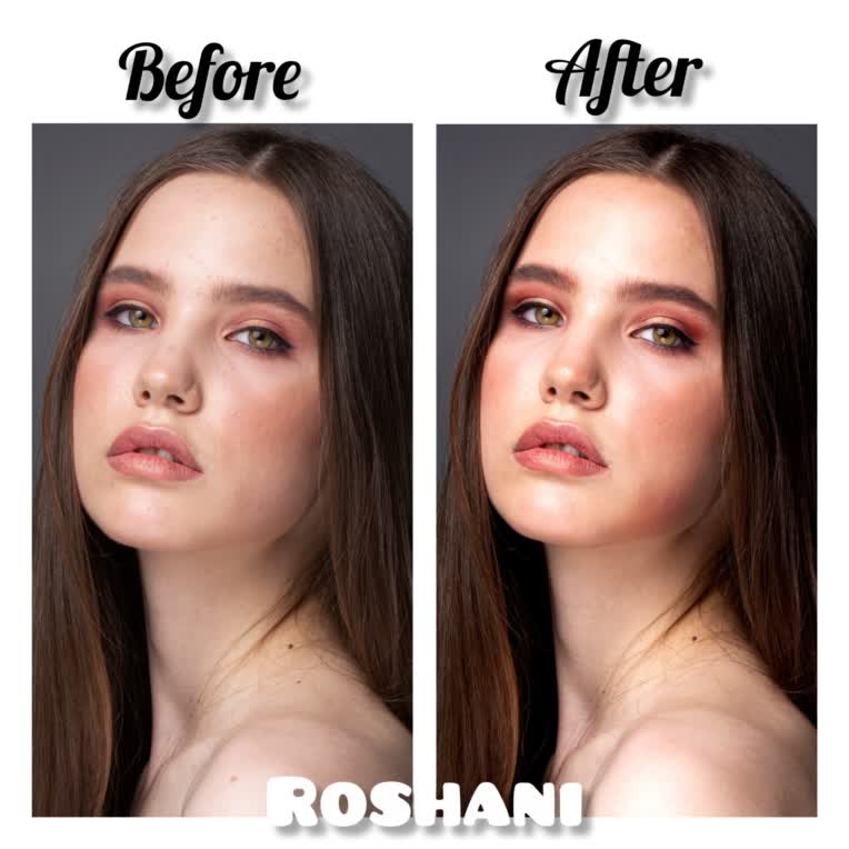 روتوش حرفه‌ای عکس و چهره با فتوشاپ