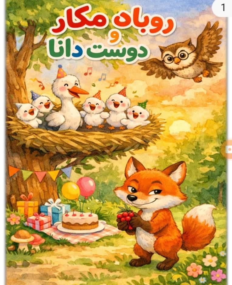 تصویرگری و داستان نویسی( روباه مکار و جغد دانا)