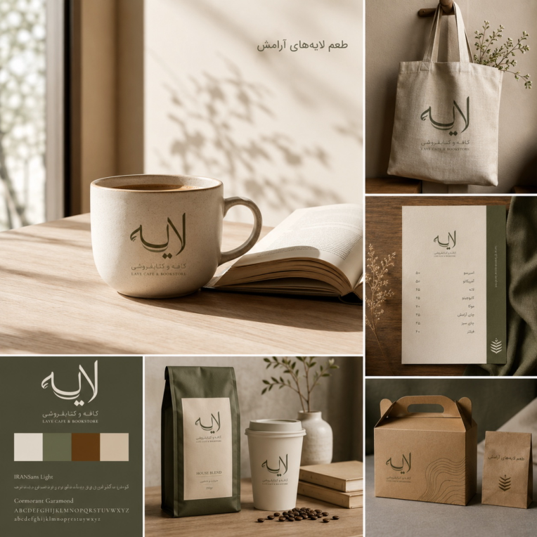 کافه تخصصی و کتاب‌فروشی دنج و زیبا
