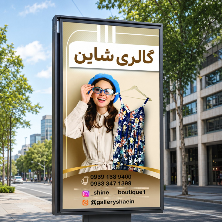 بنر تبلیغاتی افقی (گالری شاین)