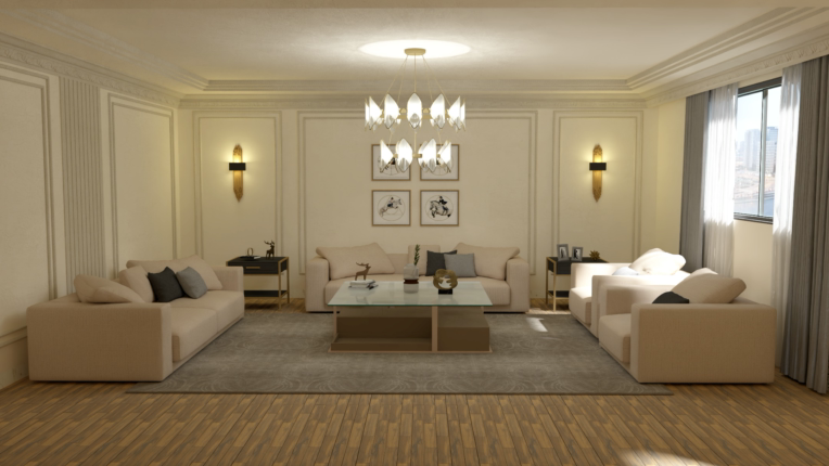 طراحی پذیرایی به سبک نئوکلاسیک