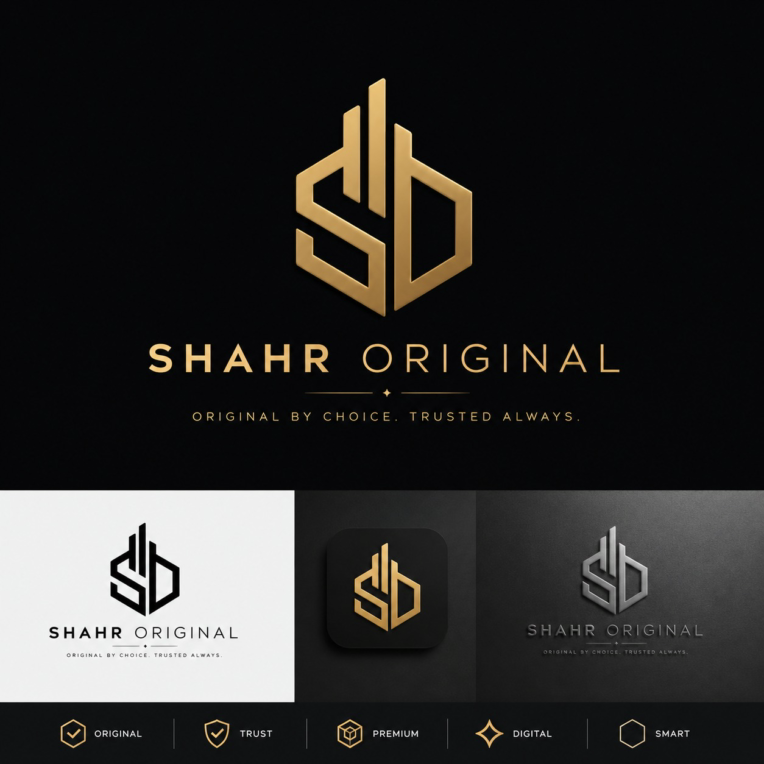 طراحی لوگوی سایت فروشگاهی شهر اورجینال (Shahr Original)