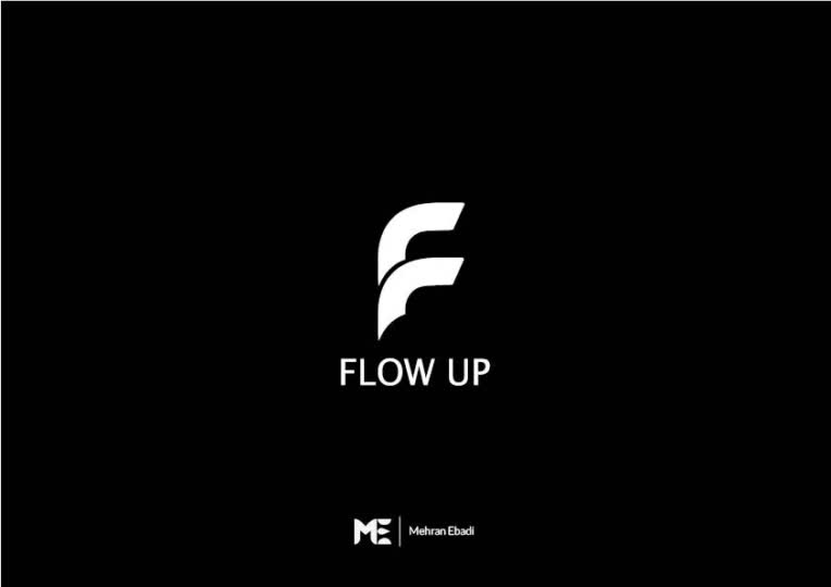 طراحی لوگو استارت آپ فلوآپ | FlowUp