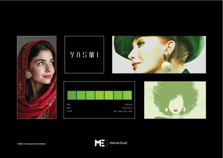 برندینگ و طراحی هویت بصری برند یاسمی