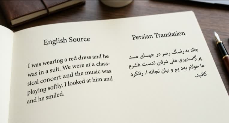 عنوان نمونه کار را بزن: ترجمه تخصصی و پراحساس رمان (انگلیسی به فارسی).