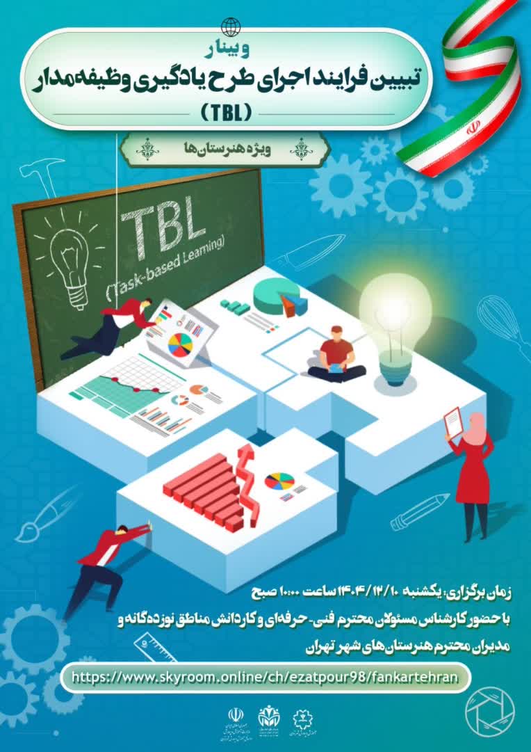 طراحی پوستر برای ‌وبینار آموزشی