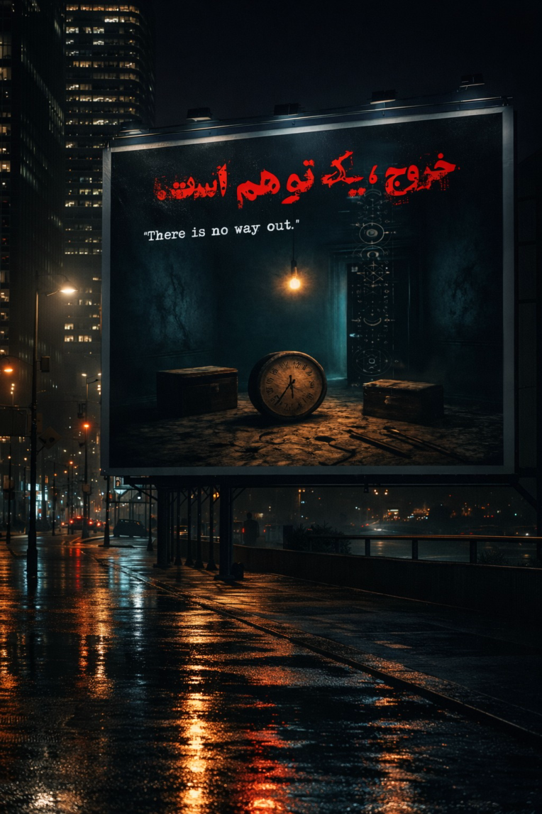 نمونه پوستر اتاق فرار برای کارفرمایان