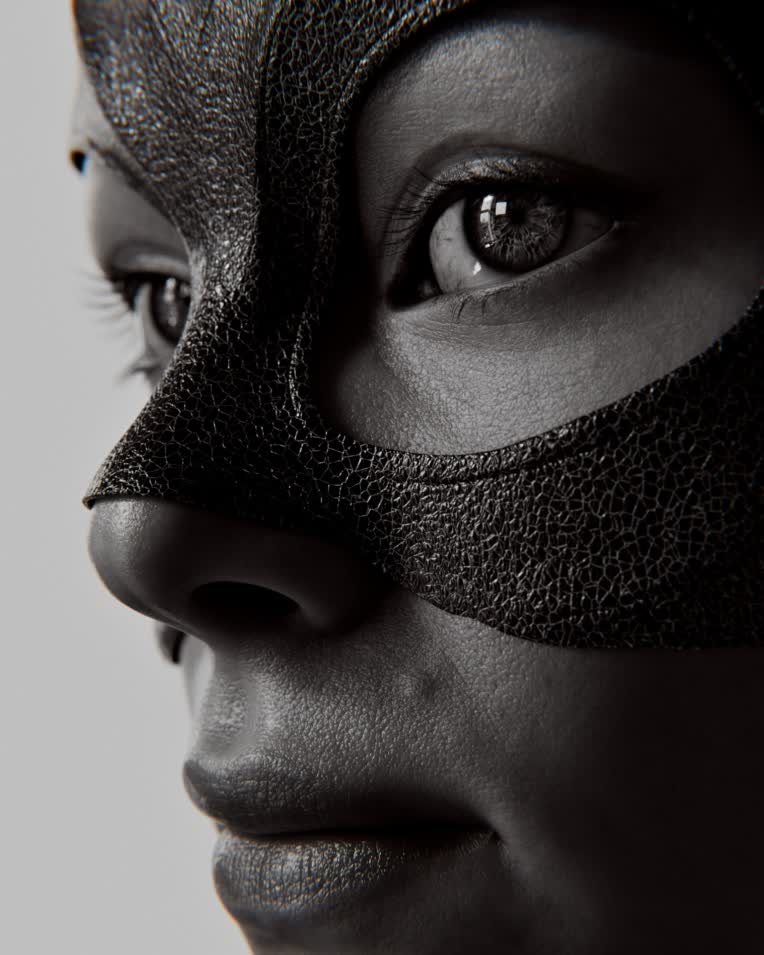 طراحی پرتره سه بعدی  Cat Woman