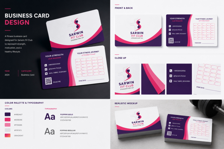 Sarwin Fitclub | Business card