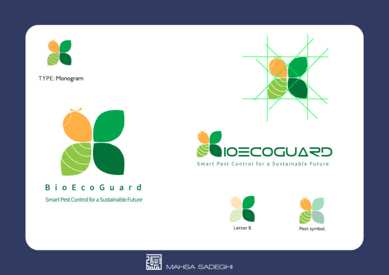 طراحی لوگو و هویت بصری BioEcoGuard