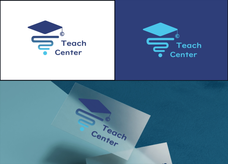 طراحی لوگو برای سایت اموزشی teachcenter