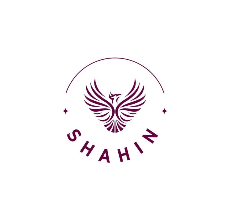طراحی لوگوی انگلیسی برای نام شاهین