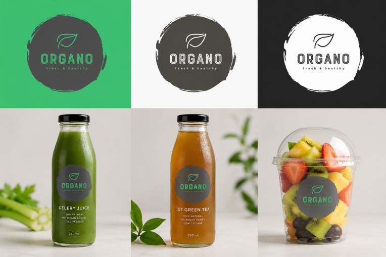 طراحی لوگو و هویت بصری برند ORGANO