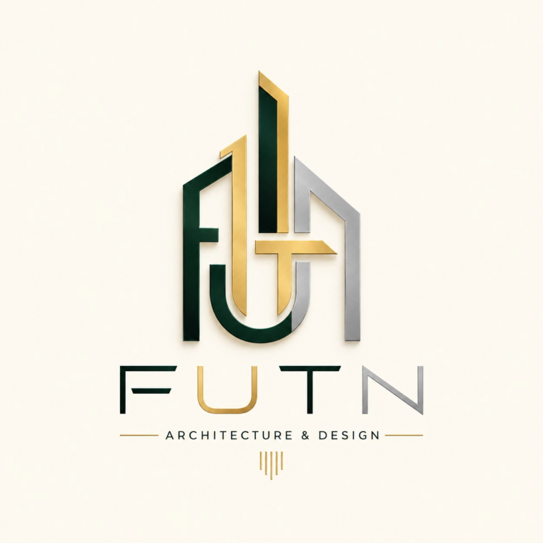 طراحی لوگو برند FUTN تجاری ساختمان ✨