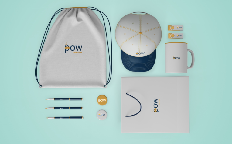 پروژه کانسپت برندینگ  POW Club