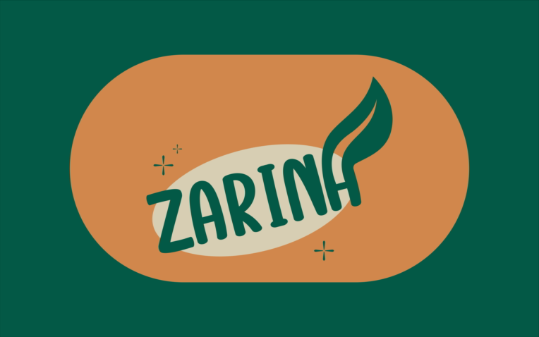 طراحی لوگو و هویت بصری برند "ZARINA"