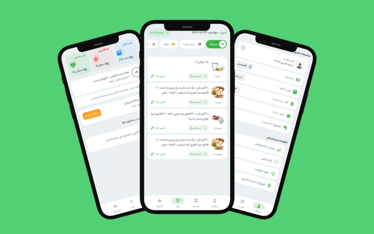 وب اپلیکیشن رژیم درمانی کیمیا - PWA