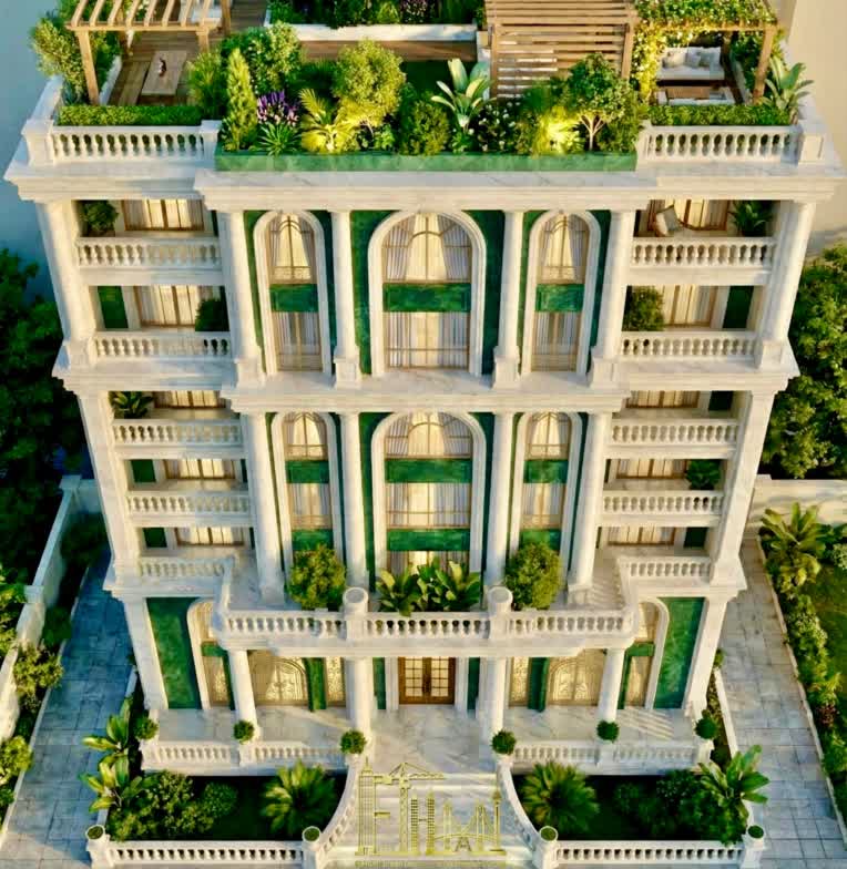 ** طراحی نمای ساختمان مسکونی **