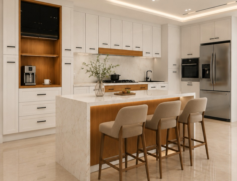 طراحی کابینت و دکوراسیون داخلی همراه با مشاوره