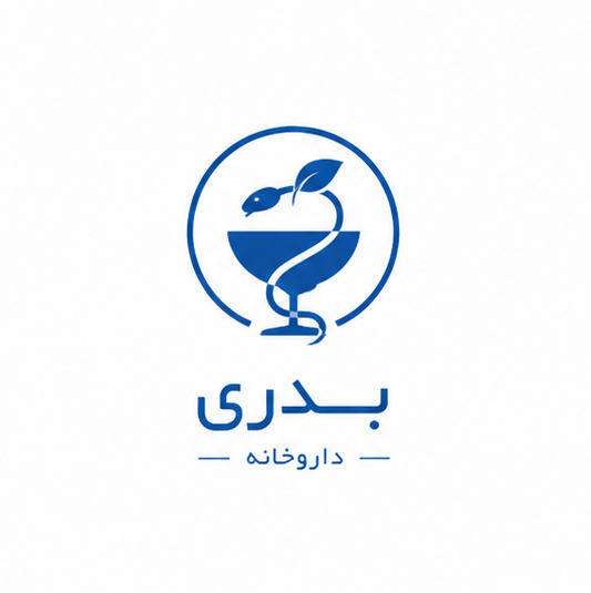 لوگوی مینیمال داروخانه دکتر بدری