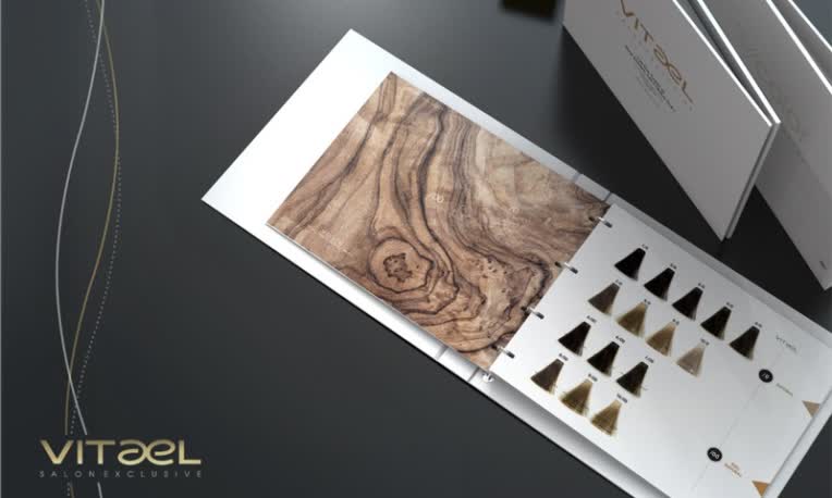 طراحی کاتالوگ تخصصی رنگ مو - 1399